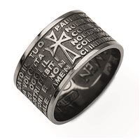 Anello Amen Uomo Padre Nostro in Argento PNN-26 - PNN-20